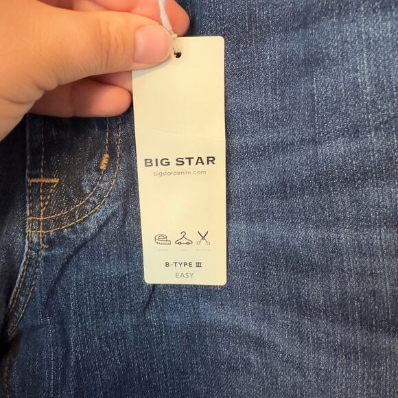 NWT Big Star Men’s B-Type III Easy Denim Jeans Size 31x34 Straight Leg Blue - Picture 6 of 8